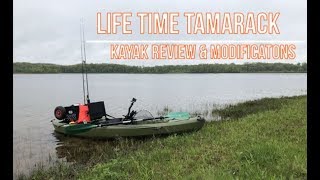 Lifetime Tamarack Angler Kayak Review amp Modification [upl. by Aicat]