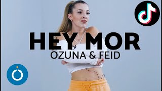 CHORÉGRAPHIES FACILES à apprendre 🍹🥰 HEY MOR par OZUNA amp FEID  CHORÉGRAPHIE stylée facile [upl. by Sirej]