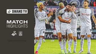 Swansea City v Northampton Town  Highlights [upl. by Winston]