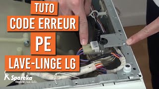 Code erreur PE sur un lavelinge LG que faire [upl. by Jedlicka]