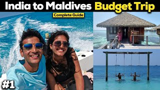 India to Maldives Budget Trip 🇲🇻 Full Guide  Water villa  Water activities [upl. by Vivianne798]