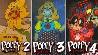 ALL Cardboard Cutout  Chapter 4 Character  Poppy Playtime Chapter 14 Comparison 4K Showcase [upl. by Enilorak]