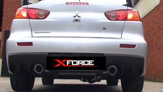 XFORCE Lancer EVO X EVO 10 Performance Exhaust [upl. by Ona]