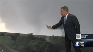 WATCH Large tornado caught on camera in Custer City [upl. by Inimak]