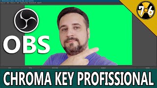 Como Fazer Chroma Key Profissional Gastando Pouco com Obs Studio [upl. by Gaillard]