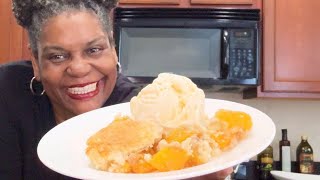 Easy Peach Cobbler Recipe Better than Krispy Kreme’s [upl. by Dublin]