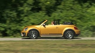 Volkswagen Beetle Dune Convertible 2017 Review  TestDriveNow [upl. by Oiluj]