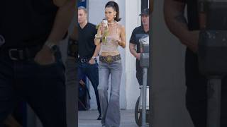 Bella hadid on a set in Los Angelessupermodel bella song [upl. by Burgess]