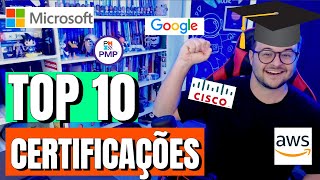 TOP 10 CERTIFICAÇÕES MAIS VALIOSAS DE 2022 [upl. by Rekab]