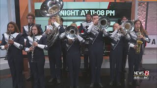 Perry Meridian High School band performs on Daybreak [upl. by Morrell]