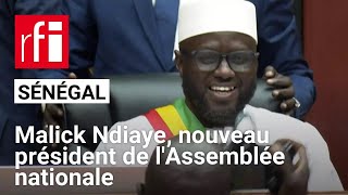 Sénégal  Malick Ndiaye élu à la présidence de lAssemblée nationale • RFI [upl. by Ellebasi]