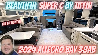 Insane Super C 2024 Allegro Bay 38AB by Tiffin [upl. by Yelkreb231]