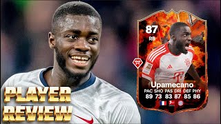 ¡¿EL MEJOR LATERAL DE LA BUNDESLIGA REVIEW DAYOT UPAMECANO FC VERSUS FIRE 87 EAFC 24 [upl. by Eliezer]