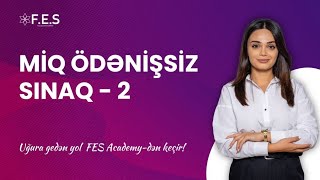 MAY AYININ ÖDƏNİŞSİZ MİQ SINAĞI  2 I FİDAN İSGƏNDƏROVA [upl. by Anemaj542]