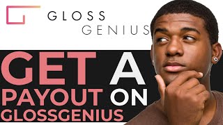 How to Get a Payout on GlossGenius  EASY METHOD [upl. by Puri]