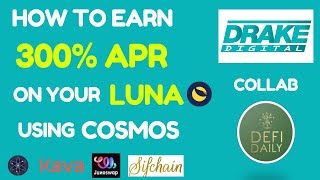 🚀 Best COSMOS Staking Strategies amp Airdrops with DRAKE ON DIGITAL  Top Projects JUNOSWAP KAVA [upl. by Rosemary]