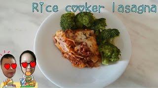 No Bake Lasagna In The Rice Cooker [upl. by Body]