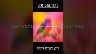 Ye Samaa Song Sing By Sonu shorts ytshorts [upl. by Diantha]