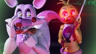 SFM FNAFFive Nights at Freddys part 2 Chica vs Mangle by Tony Crynight [upl. by Antonella722]