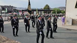 Stadtschützenfest Medebach Marsch zur Schützenhalle Freitag 060924 [upl. by Avrit]