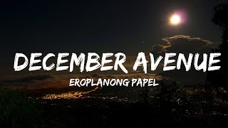 Eroplanong Papel  December Avenue Karaoke  Music Ari Hail [upl. by Anuaf]