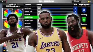 NEW NBA 2K21 MOBILE BEST BUILD FOR EVERY POSITION [upl. by Krysta]