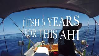 Ahi Fishing Hawaii Kaneohe quotTucks 120quot [upl. by Naashom]