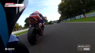 2024 Bennetts British Superbikes Round 11  Brands Hatch  Race 2 onboard highlights [upl. by Luing]