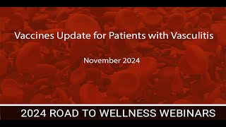 Vaccines Update for Patients with Vasculitis [upl. by Sanborn]