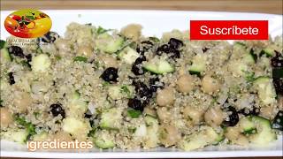 ENSALADA DE QUINOA  RECETA DELICIOSA [upl. by Bridie953]