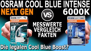 Osram Cool Blue Intense Next Gen Vergleich Messwerte Fakten  Die neuen legalen Cool Blue Boost [upl. by Ainet]