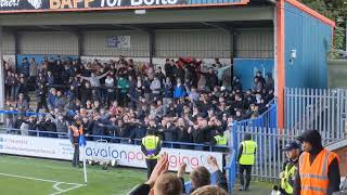 Rochdale Schooligans arrive and waddle over to the Oldham Athletic supporters 21st October 2023 [upl. by Sanfo]