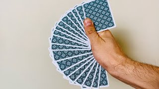 One Handed Card Fan Tutorial [upl. by Bondy]