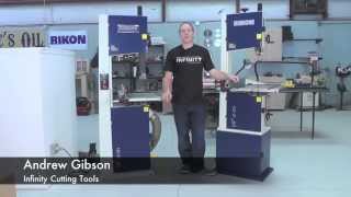 Infinity Cutting Tools  Rikon 14quot Bandsaws [upl. by Pallaten911]