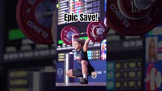 20 yo Malgorzata Myjak 55kg Poland 86kg  190lbs Save 2024 European Juniors weightlifting [upl. by Biggs951]