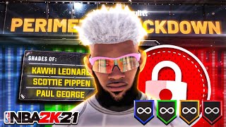 NEW BEST PERIMETER LOCKDOWN BUILD IN NBA2K21  BEST BADGES THE BEST SHOOTING LOCK BUILD NBA 2K21 [upl. by Yanaj61]