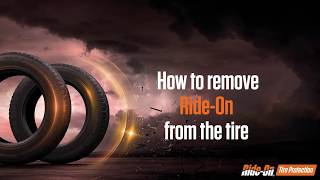 How to remove RideOn Tire Protection from the tire [upl. by Aztiraj118]