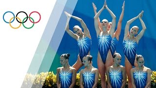 Russia wins Synchronised Swimming team gold [upl. by Sitoel]