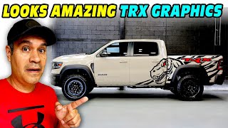 Wrap Dodge TRX Dinosaur graphics install [upl. by Nessi654]