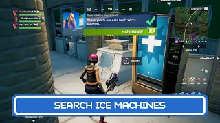 Search Ice Machines  Rare Quest Guide  Fortnite Chapter 2 Season 7 [upl. by Dickie90]