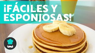 Panqueques Esponjosos Hotcakes 🥞😍  ¡Receta Fácil y Casera [upl. by Anires]