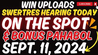 SWERTRES HEARING TODAY ON THE SPOT SEPTEMBER 11 2024  PAHABOL [upl. by Maples]