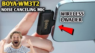 BOYA BYWM3T2U2 Wireless Microphone Noise Cancelling Mini Lapel  Review and Unboxing [upl. by Ariane257]