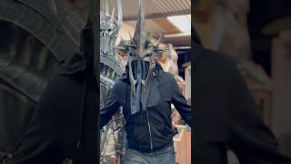 Making a witch king helmet 100steel lotr tolkien witchking [upl. by Eelyrag]