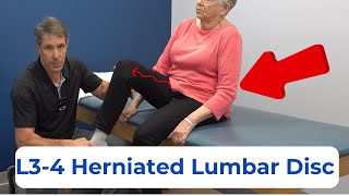 Signs and Symptoms of an L34 Lumbar Herniated Disc [upl. by Felicity]