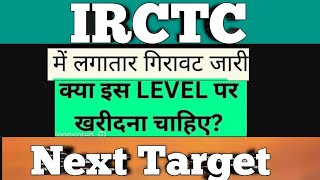 IRCTC Share Analysis amp Next Target [upl. by Naivat]