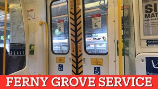 Queensland Rail IMU 123  Roma Street to Newmarket Ferny Grove Service [upl. by Airtemak]