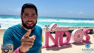 SANDOS CANCUN ROOM TOUR SUITE CARIBE OCEANVIEW 2022 [upl. by Illoh]