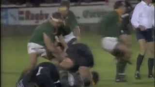 The Battle of the Gnoll  Neath v South Africa big rugby fight [upl. by Jillana655]