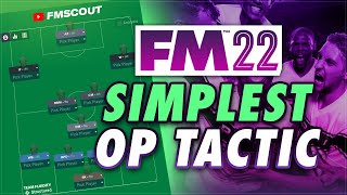 The Simplest OP FM22 Tactic So Far 🤯  FM Scout Tactics Knap [upl. by Arbmik]